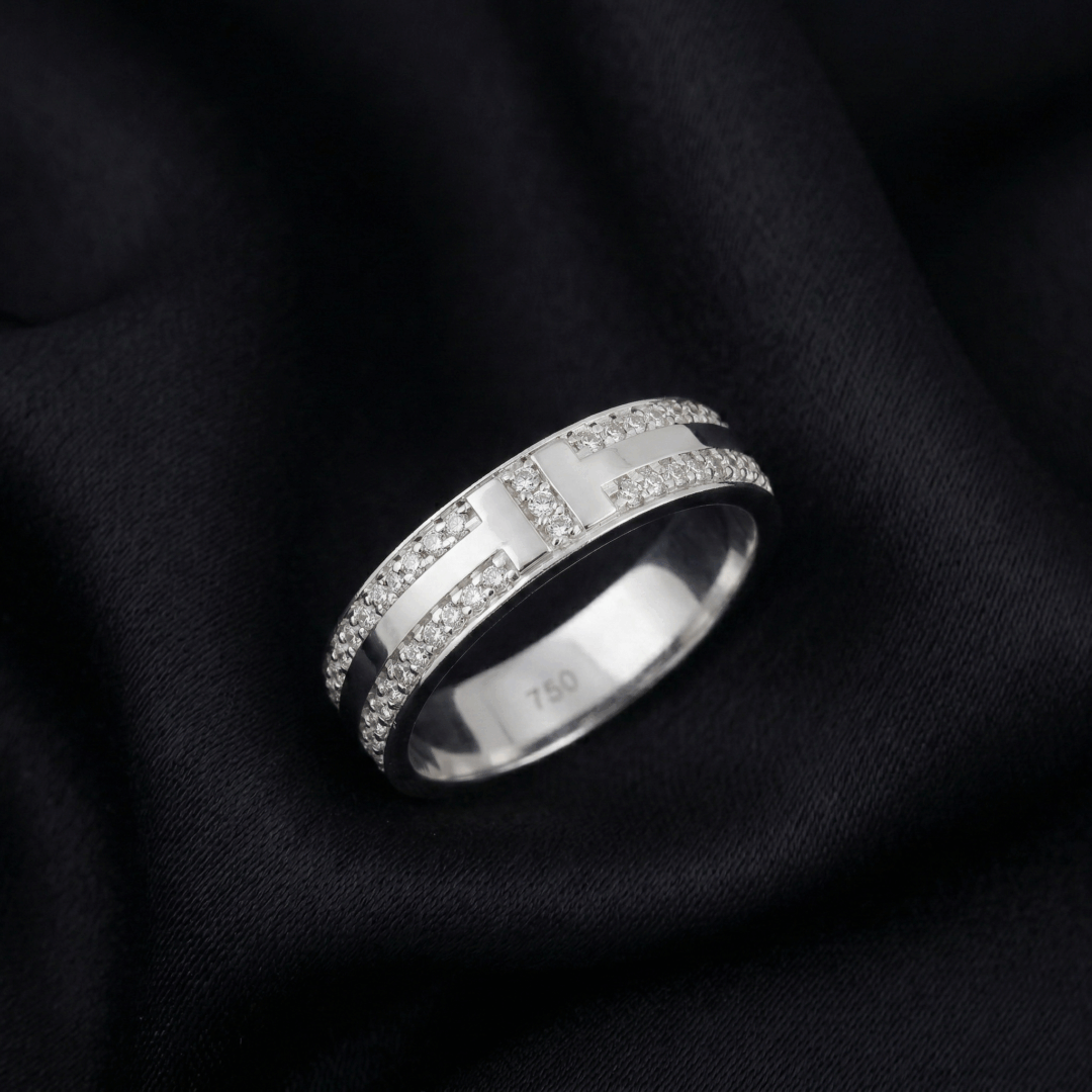 Tiffany T Wide Pavé CZ Ring