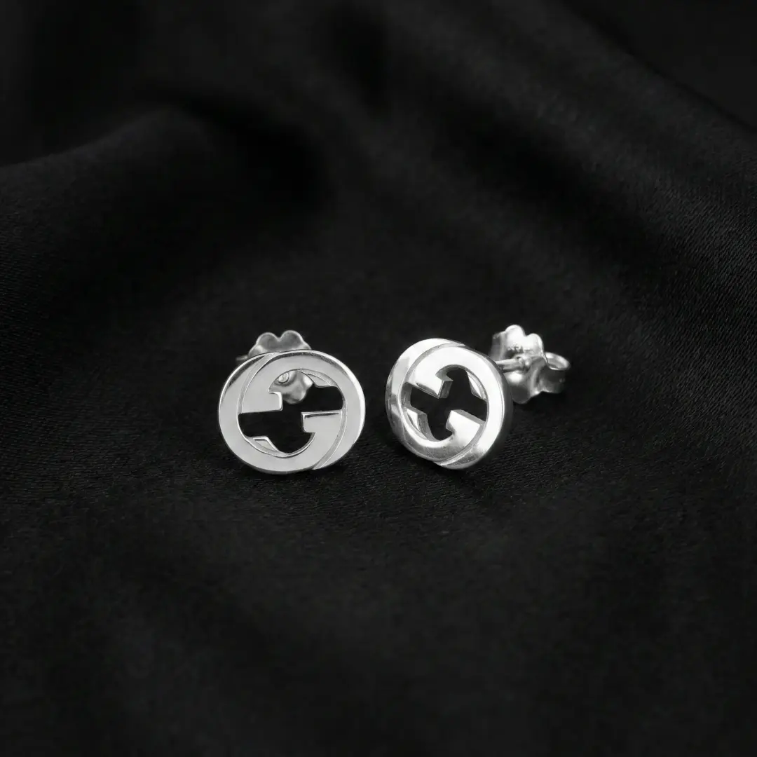 Gucci Interlocking Studs 2 Earrings