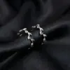 Tiffany Olive Leaf Hoop Earrings