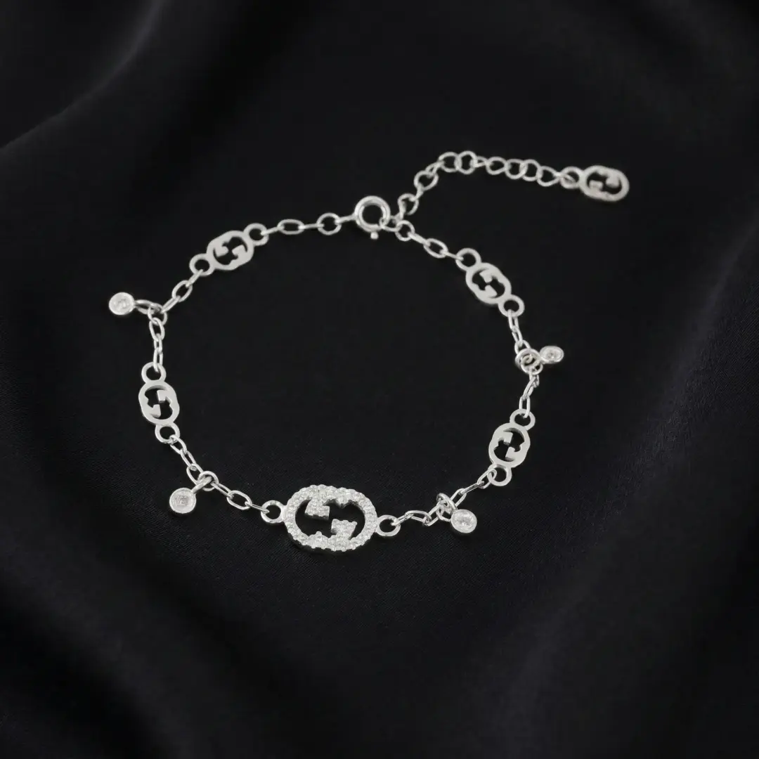 Gucci Interlocking CZ Bracelet