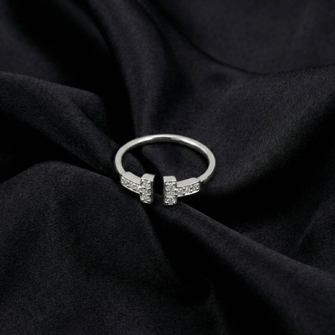 Tiffany T Stone Wire Ring