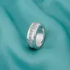 Band Ring with 9 Large Princess Cut Cubic Zirconia