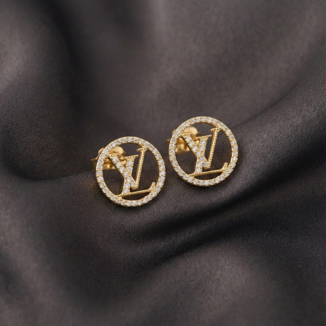 L.V Louise By Night Earrrings, Gold Filled