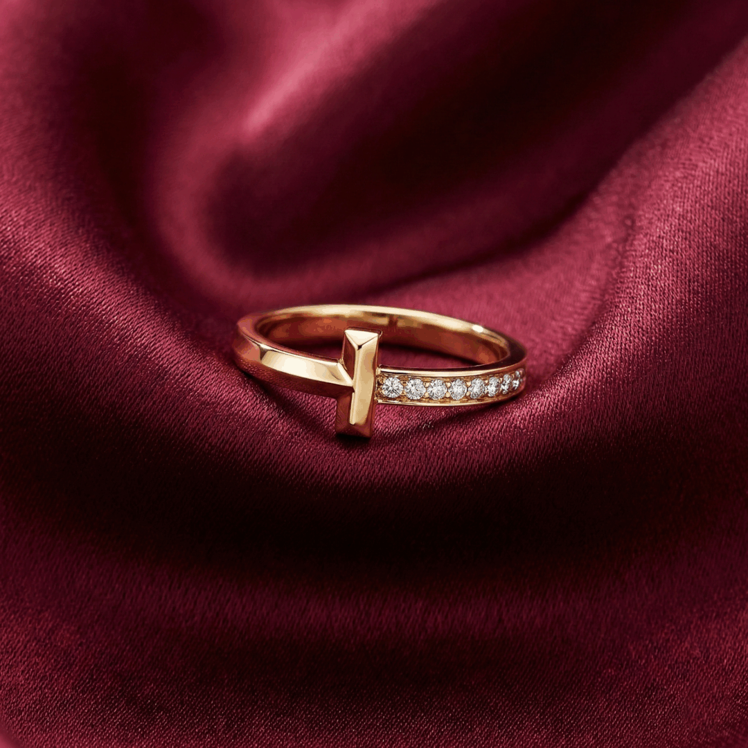 Tiffany T T1 Ring, Gold Filled