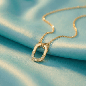 Tiffany Lock Small Pendant, Gold Filled