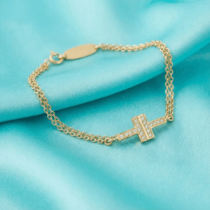 Tiffany  2 Layer Bracelet, Gold Filled