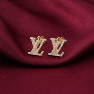 L.V Iconic Earrings, Gold Filled