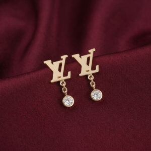 L.V Idylle Blossom Earrings, Gold Filled