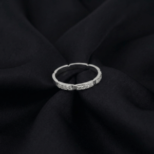 Cartier's, Maillon Panthère Wedding Band, Half-paved