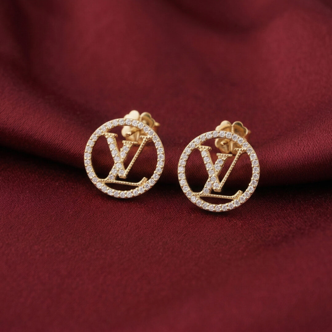 L.V Louise By Night Earrrings, Gold Filled
