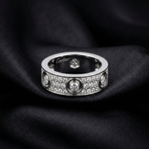 Cartier's, LOVE Ring Pavé Stone